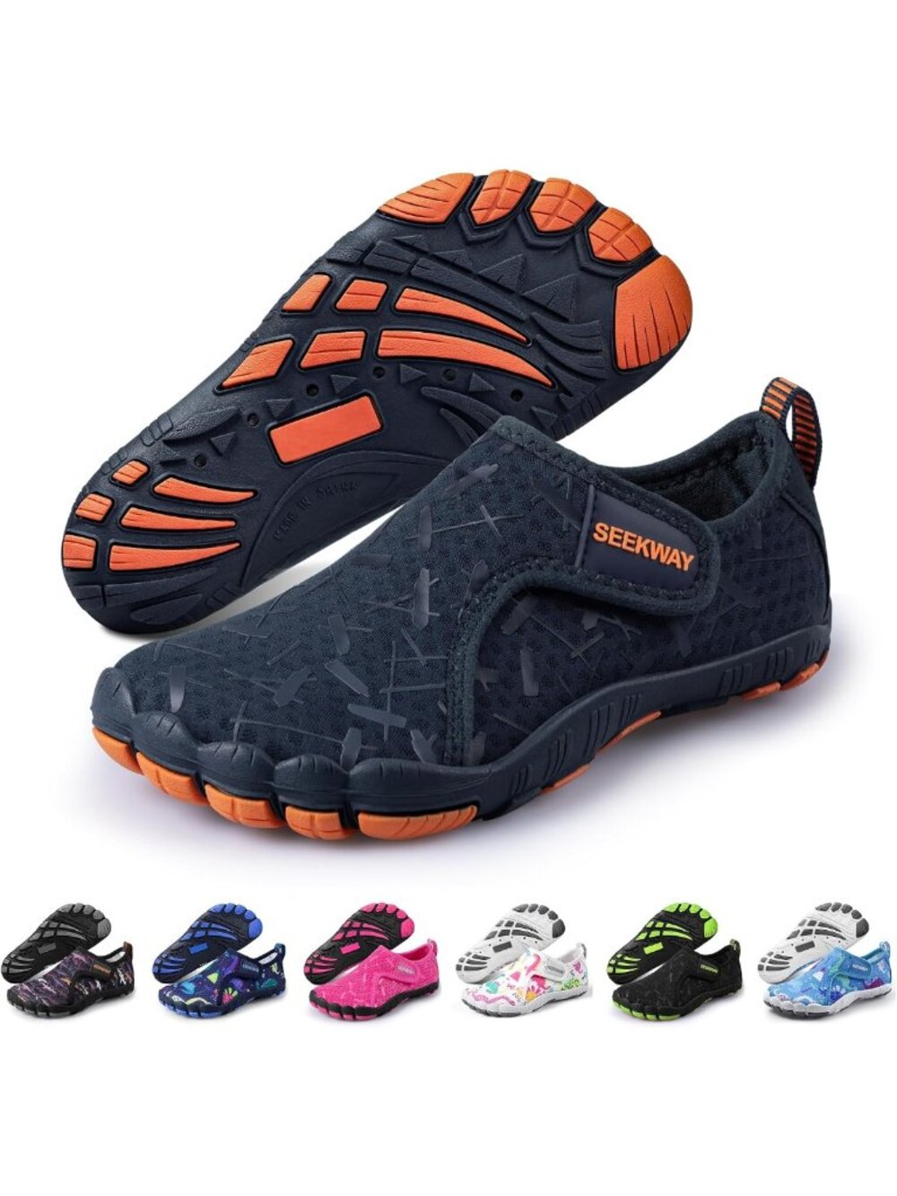 Kids' Quick-Dry Barefoot Water Shoes - Non-Slip, Wide Toe Box for Beach, Swim